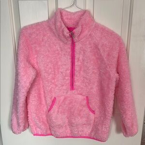 Lilly Pulitzer Cozy Pink Fleece Kids Pullover